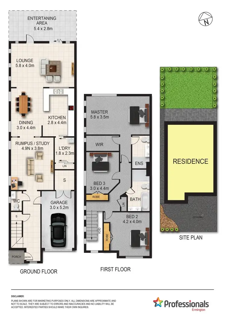 Floorplan of Homely semi-detached listing, 102A Park Road, Rydalmere NSW 2116