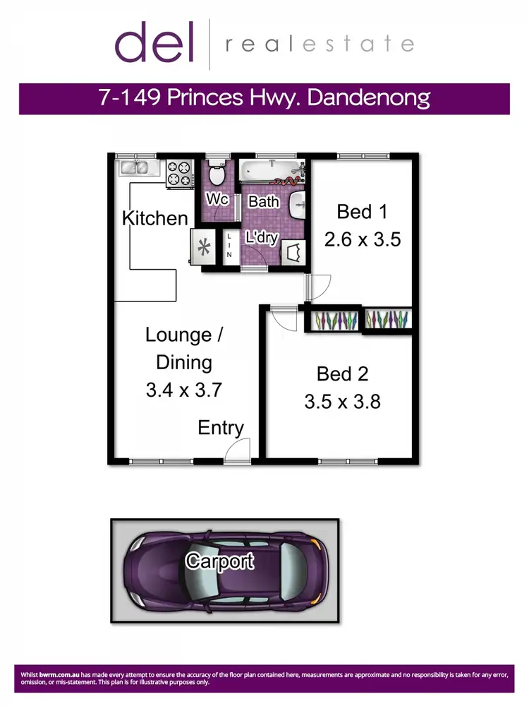 Floorplan of Homely apartment listing, 7/149 Princes Highway, Dandenong VIC 3175