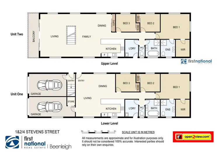 Floorplan of Homely house listing, 1&2/4 Stevens Street, Southport QLD 4215
