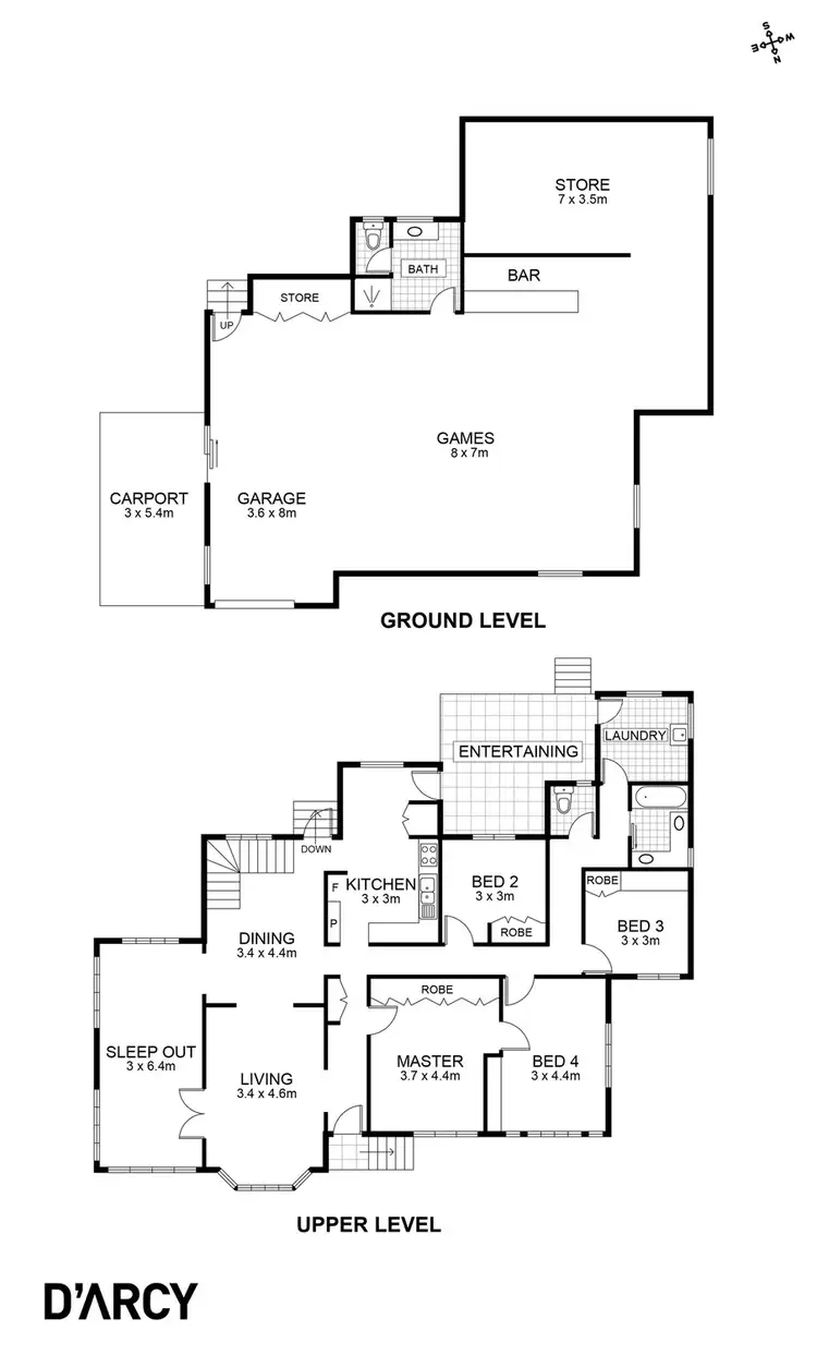 Floorplan of Homely house listing, 16 Yoku Road, Ashgrove QLD 4060