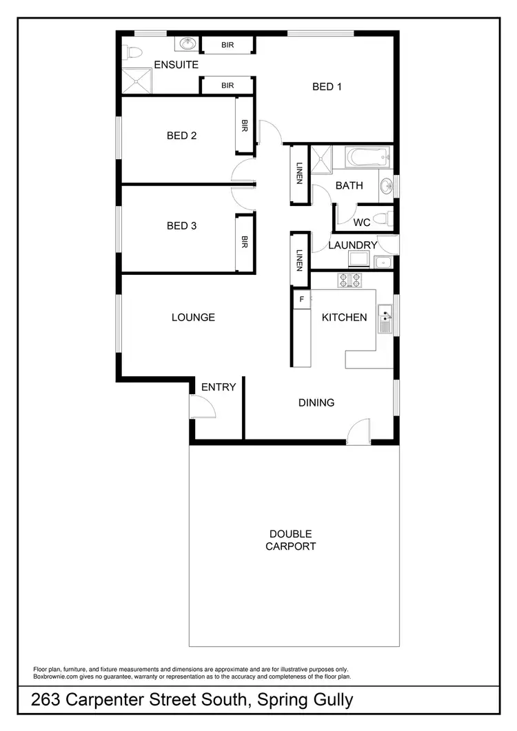 Floorplan of Homely house listing, 263 Carpenter Street, Spring Gully VIC 3550