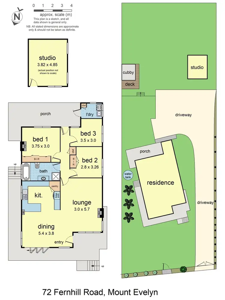 Floorplan of Homely house listing, 72 Fernhill Road, Mount Evelyn VIC 3796