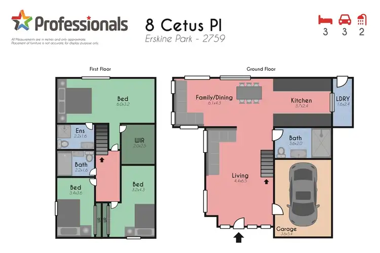 Floorplan of Homely house listing, 8 Cetus Place, Erskine Park NSW 2759