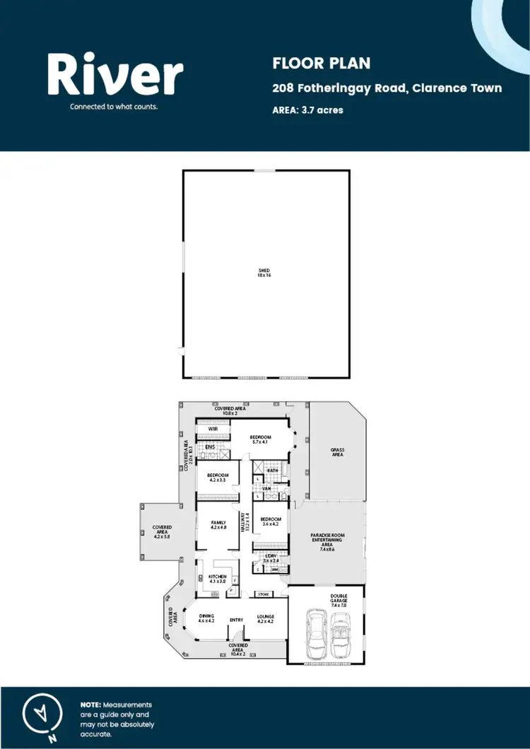 Floorplan of Homely rural property listing, 208 Fotheringay Road, Clarence Town NSW 2321