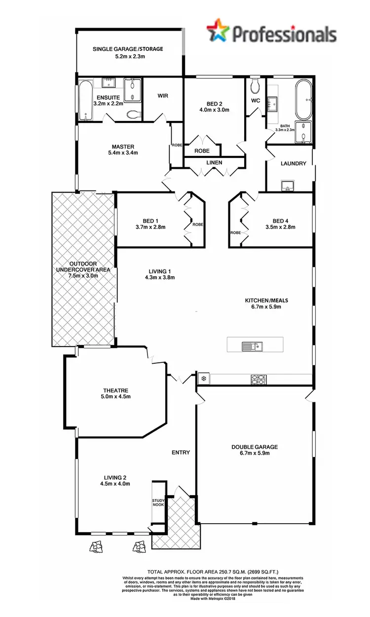 Floorplan of Homely house listing, 30 Haywards Bay Drive, Haywards Bay NSW 2530