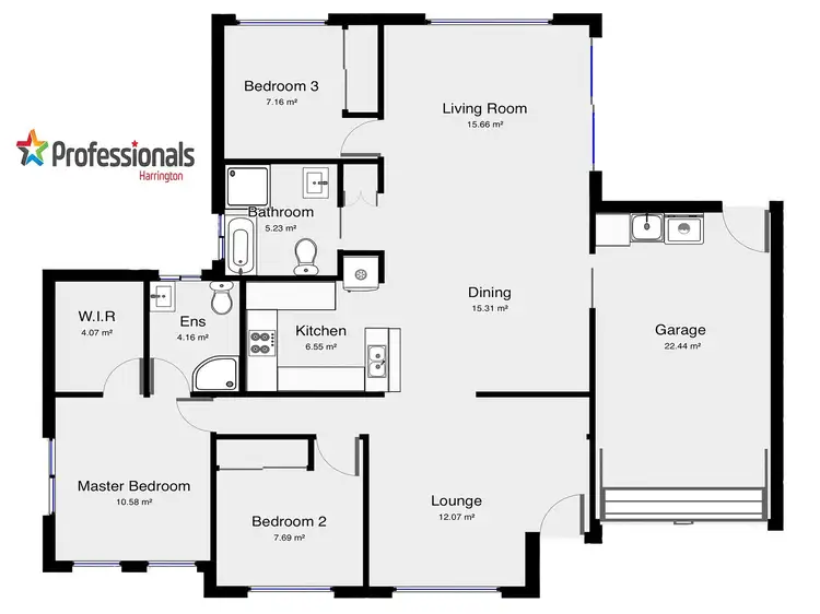Floorplan of Homely villa listing, 2/3 Fireking Place, Harrington NSW 2427
