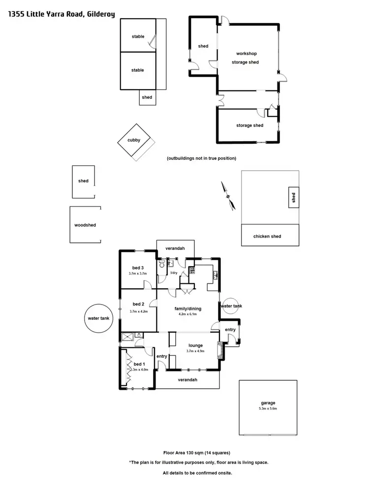 Floorplan of Homely house listing, 1355 Little Yarra Road, Gilderoy VIC 3797