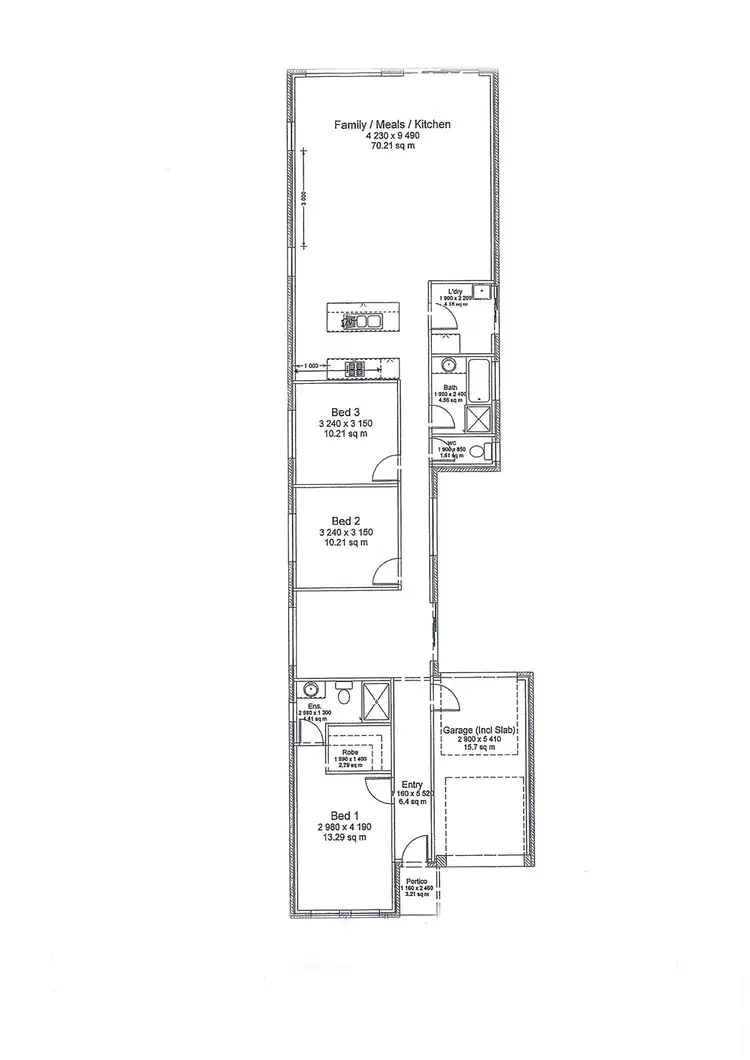 Floorplan of Homely house listing, 72 Marmora Terrace, Osborne SA 5017