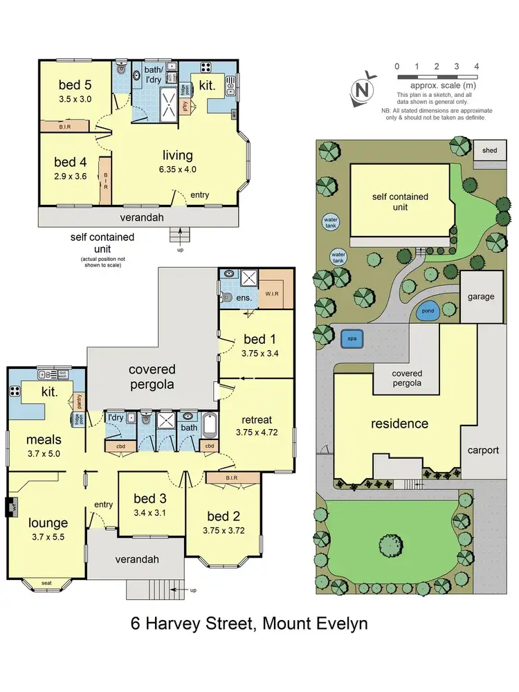 Floorplan of Homely house listing, 6 Harvey Street, Mount Evelyn VIC 3796