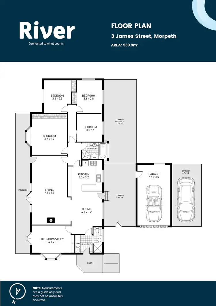 Floorplan of Homely house listing, 3 James Street, Morpeth NSW 2321