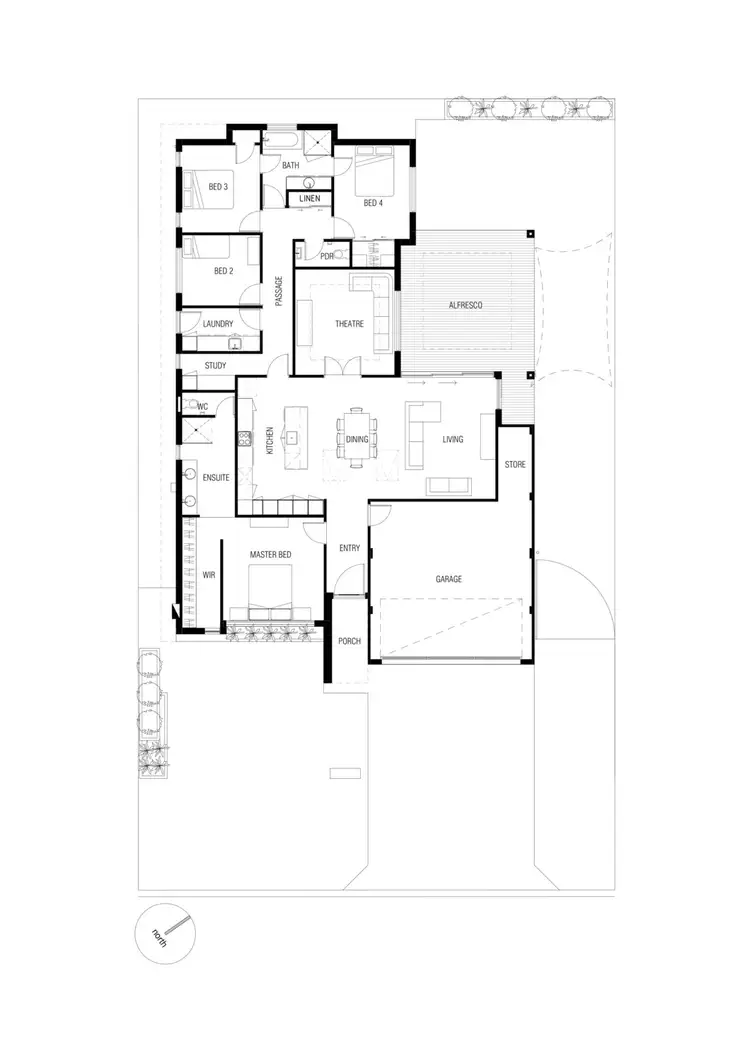 Floorplan of Homely house listing, 12 Dilabert Lane, Wattle Grove WA 6107