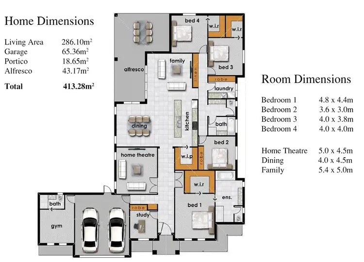 Floorplan of Homely house listing, 15 Ysonde Avenue, Irymple VIC 3498