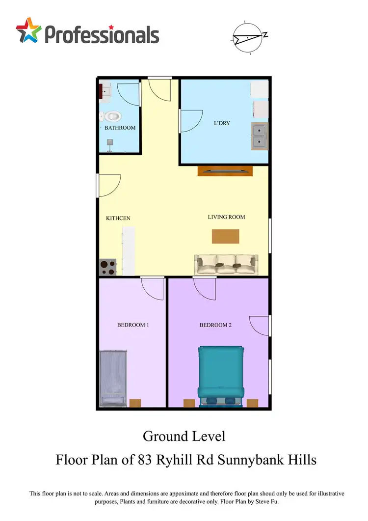 Floorplan of Homely house listing, 83 Ryhill Road, Sunnybank Hills QLD 4109