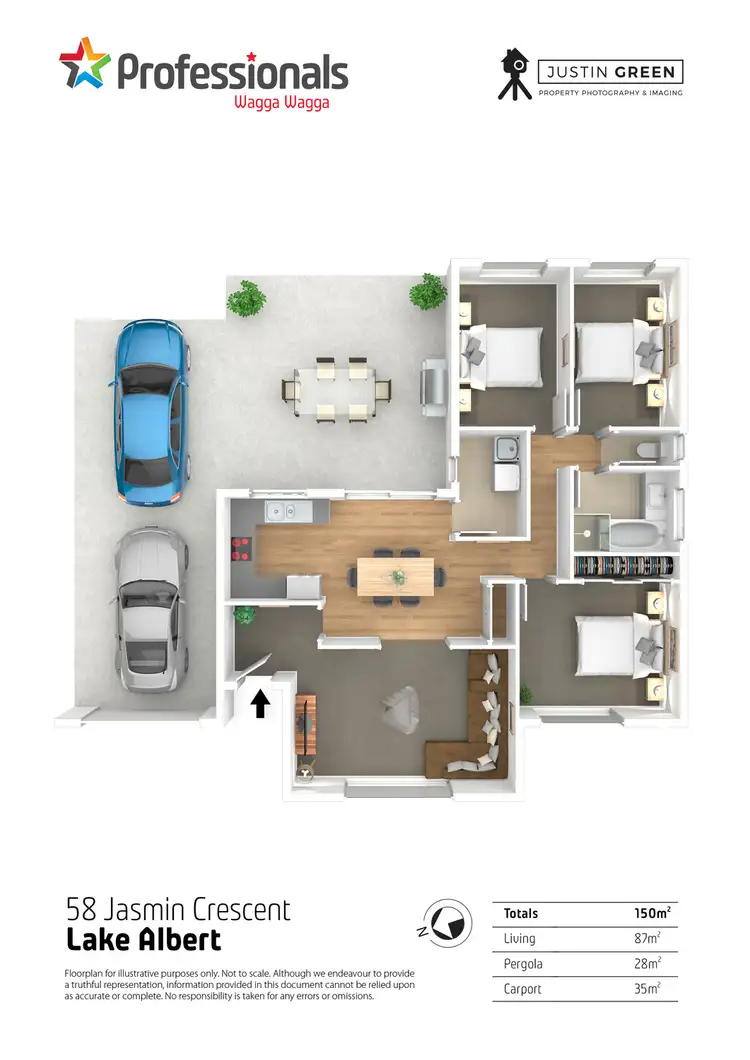 Floorplan of Homely house listing, 58 Jasmin Crescent, Lake Albert NSW 2650