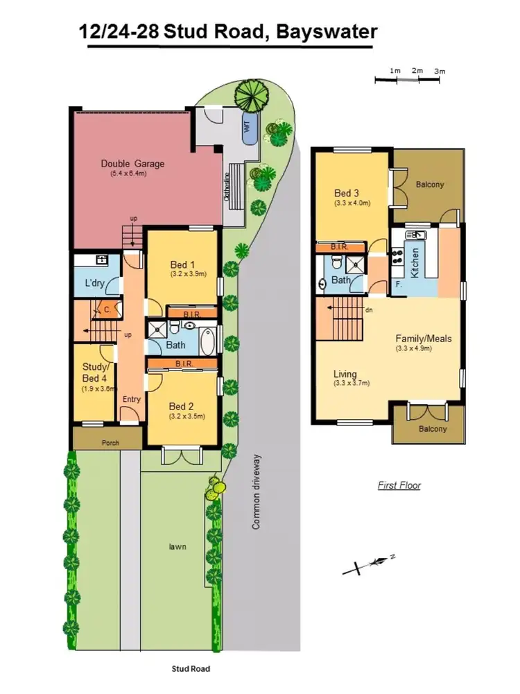 Floorplan of Homely unit listing, 12/24-28 Stud Road, Bayswater VIC 3153