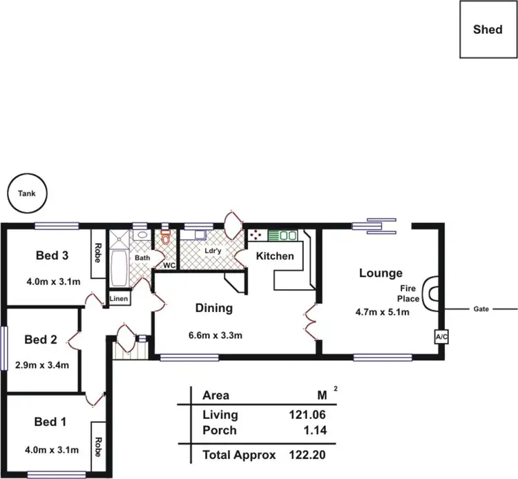 Floorplan of Homely house listing, 111 Pratt Avenue, Pooraka SA 5095