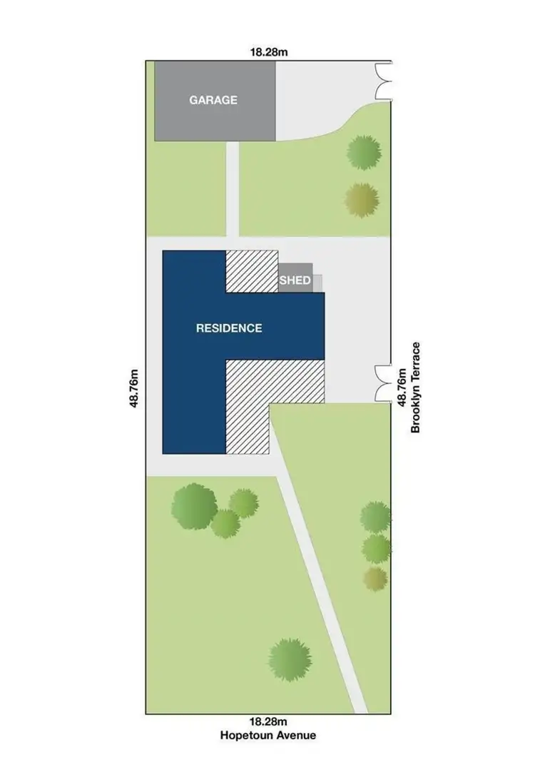 Floorplan of Homely house listing, 15 Hopetoun Avenue, Kilburn SA 5084