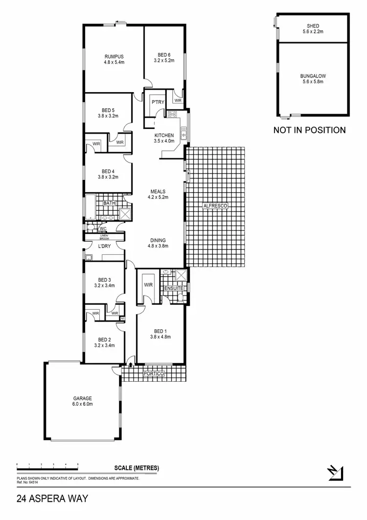 Floorplan of Homely house listing, 24 Aspera Way, Kangaroo Flat VIC 3555