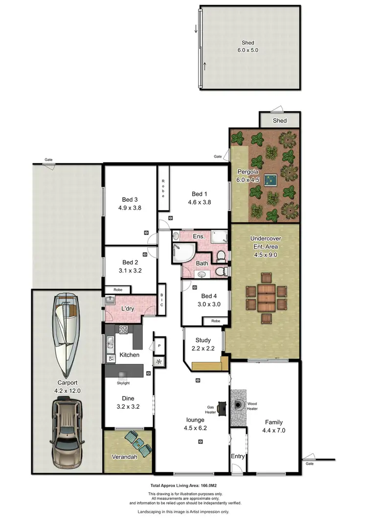 Floorplan of Homely house listing, 12 Semmens Road, Mclaren Vale SA 5171