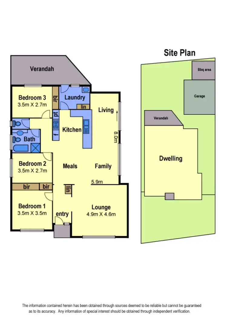 Floorplan of Homely house listing, 12 Pageant Walk, Kings Park VIC 3021