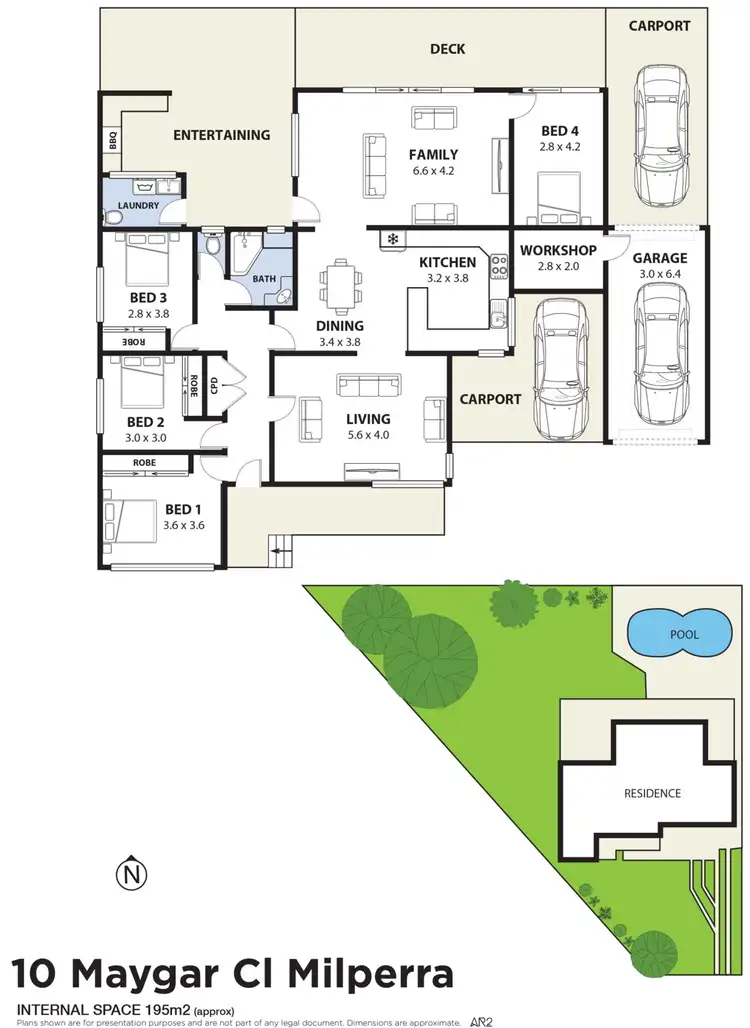 Floorplan of Homely house listing, 10 Maygar Close, Milperra NSW 2214