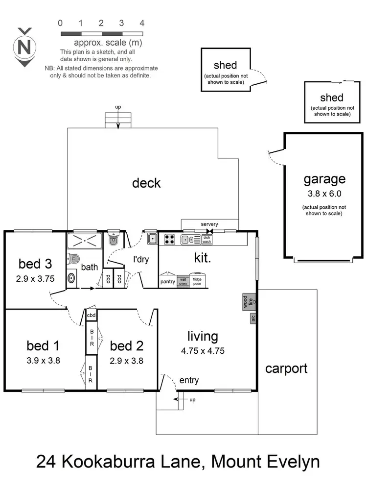 Floorplan of Homely house listing, 24 Kookaburra Lane, Mount Evelyn VIC 3796