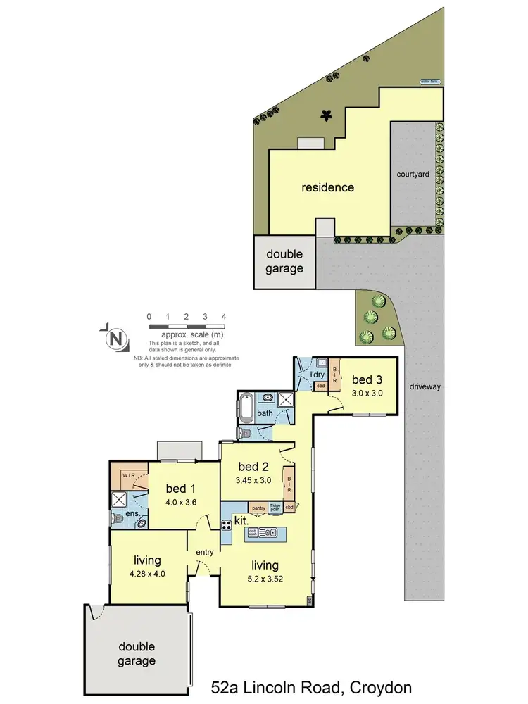 Floorplan of Homely townhouse listing, 52a Lincoln Road, Croydon VIC 3136