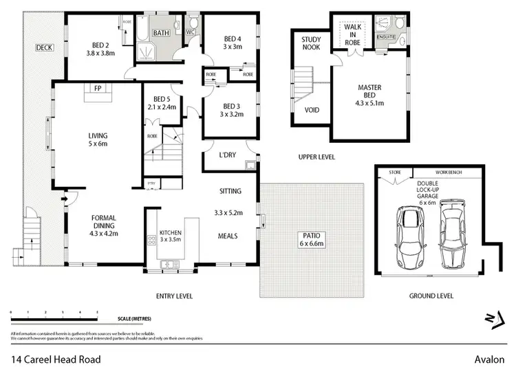 Floorplan of Homely house listing, 14 Careel Head Road, Avalon NSW 2107