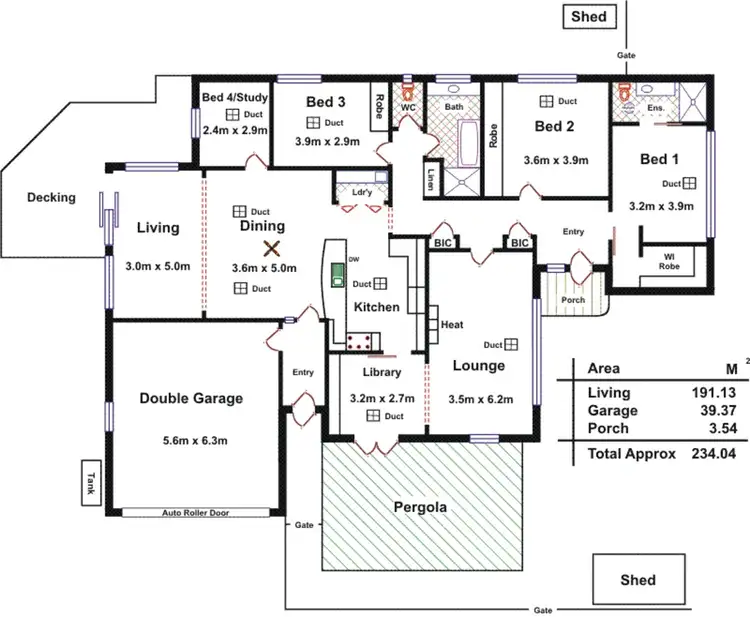 Floorplan of Homely house listing, 90 Oaklands Road, Glengowrie SA 5044