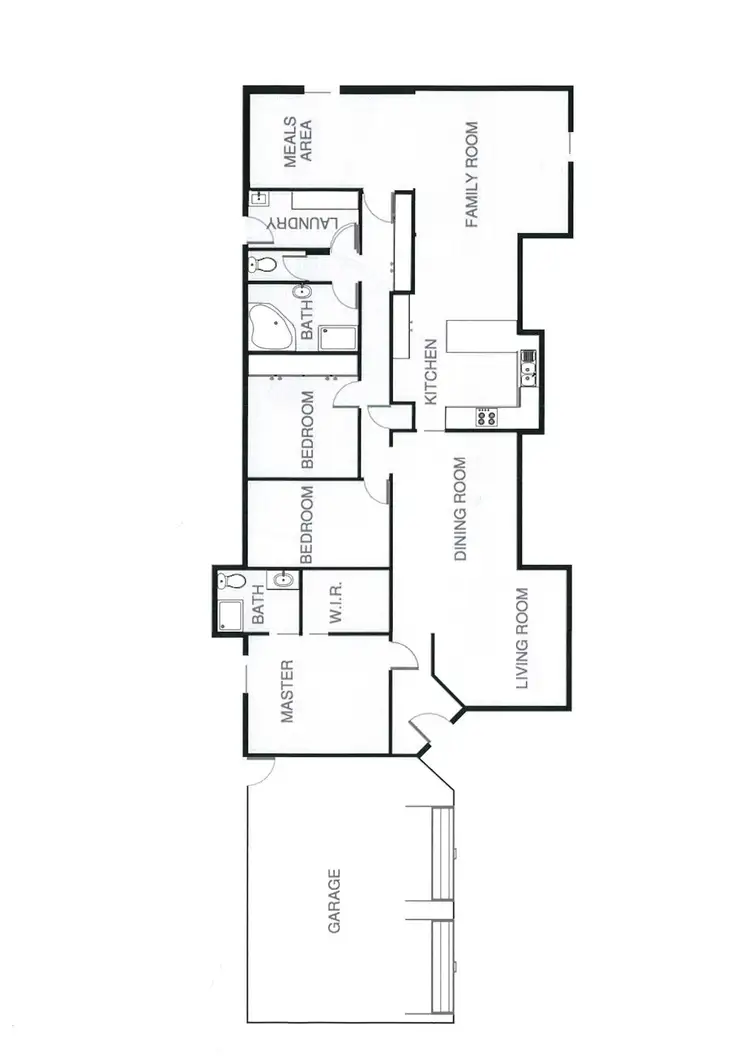 Floorplan of Homely house listing, 177 Koorlong Avenue, Nichols Point VIC 3501