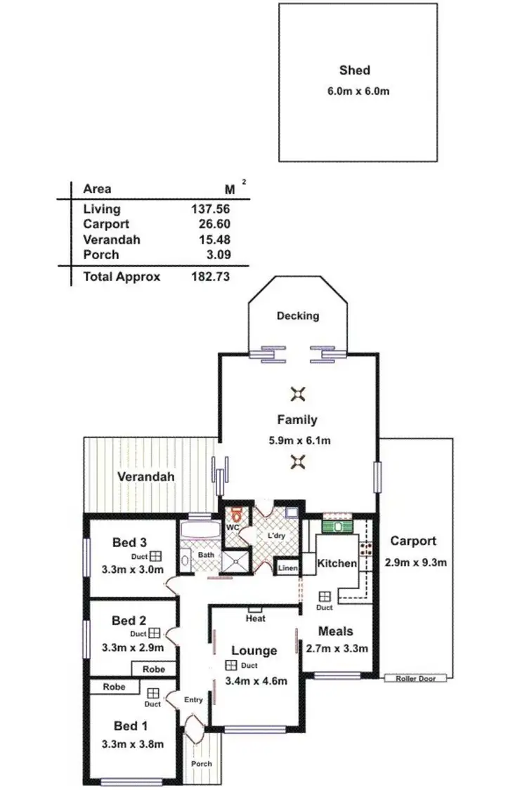 Floorplan of Homely house listing, 24 Kenilworth Street, Largs North SA 5016