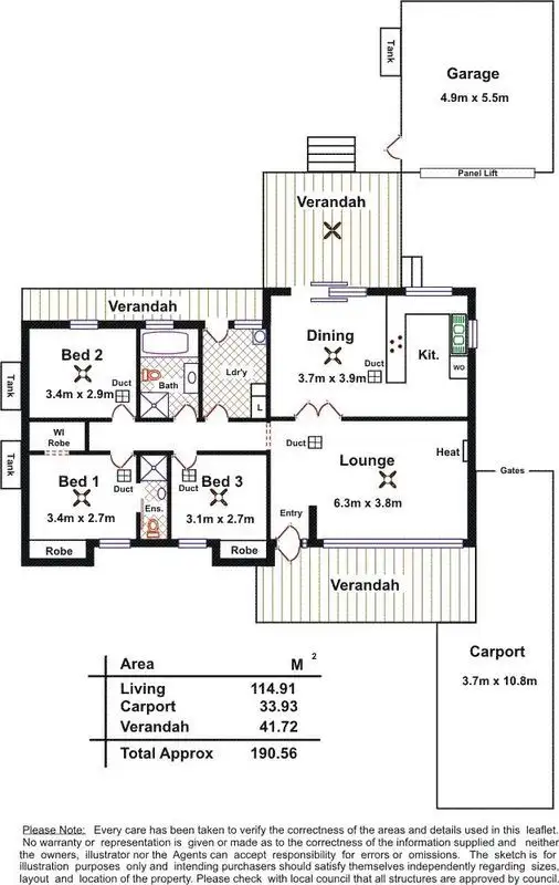 Floorplan of Homely house listing, 464 Bridge Road, Para Hills West SA 5096