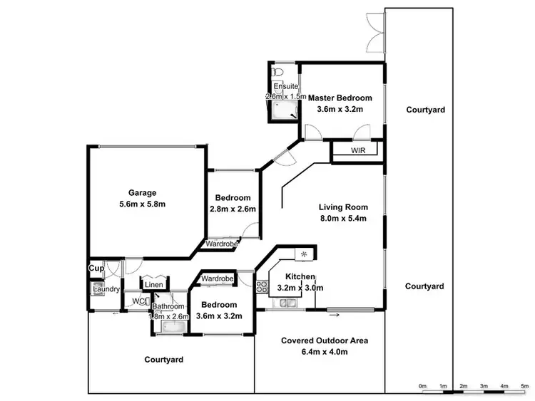 Floorplan of Homely villa listing, 3/7 Marshall Street, Ballina NSW 2478