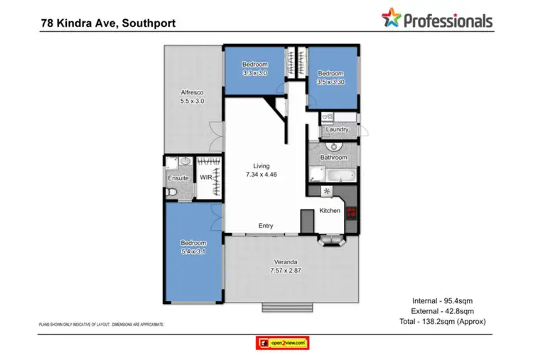 Floorplan of Homely house listing, 78 Kindra Avenue, Southport QLD 4215