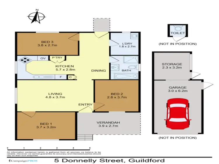 Floorplan of Homely house listing, 5 Donnelly Street, Guildford NSW 2161