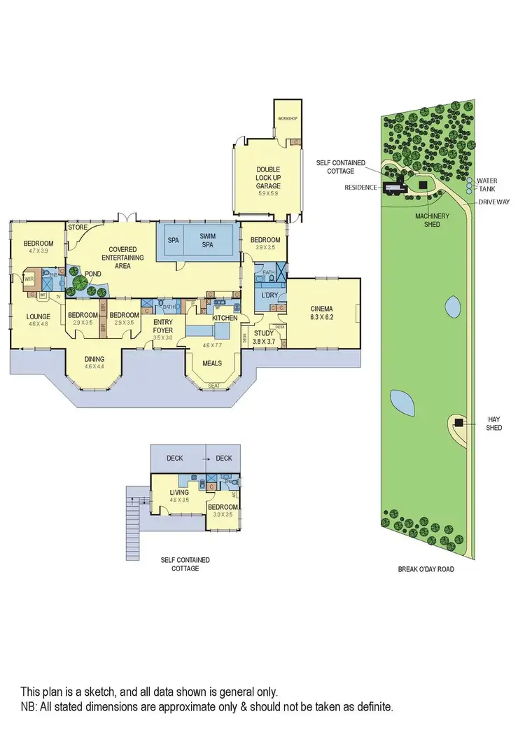 Floorplan of Homely house listing, 479 Break Oday Road, Glenburn VIC 3717
