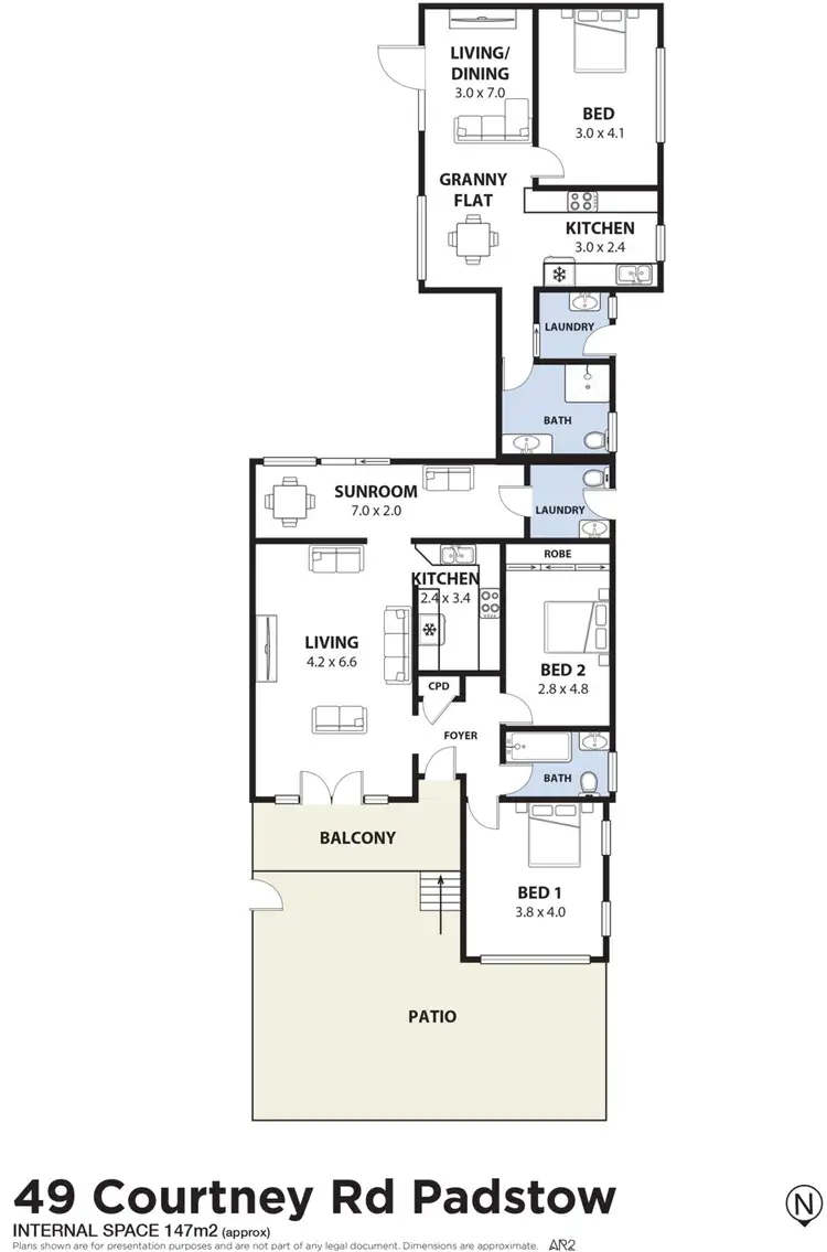 Floorplan of Homely house listing, 49 Courtney Road, Padstow NSW 2211