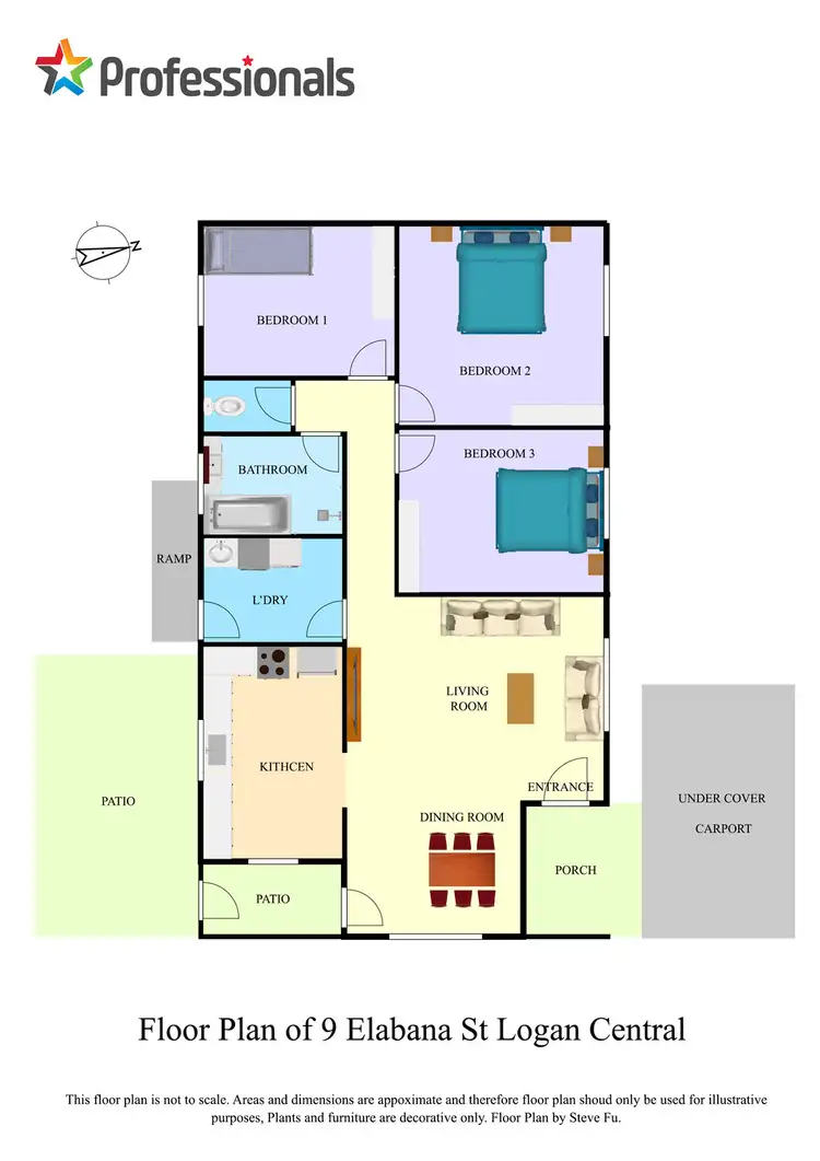 Floorplan of Homely house listing, 9 Elabana Street, Logan Central QLD 4114