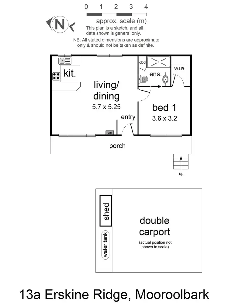 Floorplan of Homely unit listing, 13a Erskine Ridge, Mooroolbark VIC 3138