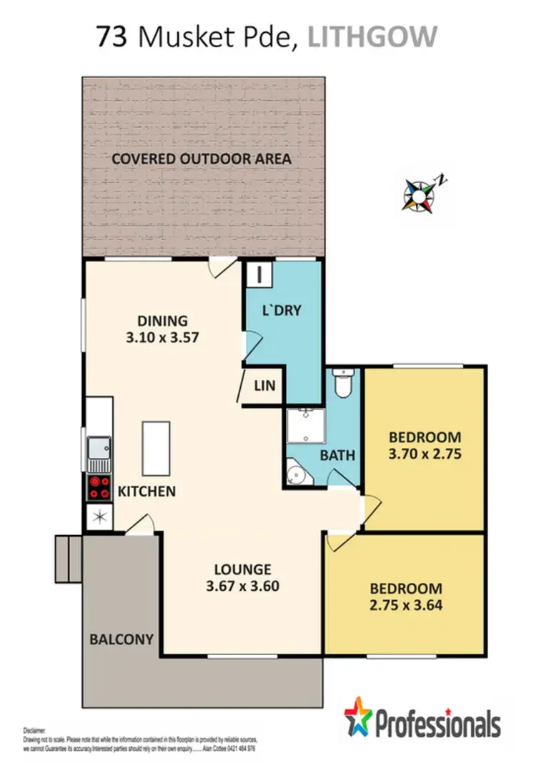 Floorplan of Homely house listing, 73 Musket Parade, Lithgow NSW 2790