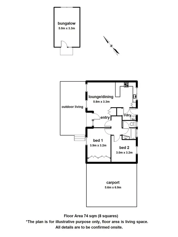 Floorplan of Homely house listing, 75 Wonga Road, Millgrove VIC 3799