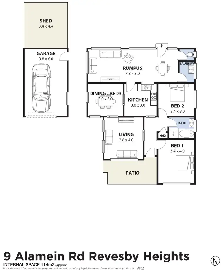 Floorplan of Homely house listing, 9 Alamein Road, Revesby Heights NSW 2212