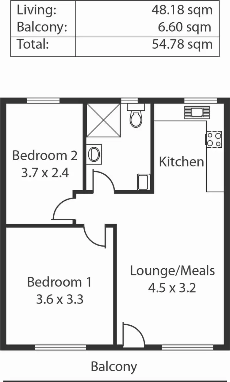 Floorplan of Homely unit listing, 9/125 Anzac Highway, Kurralta Park SA 5037