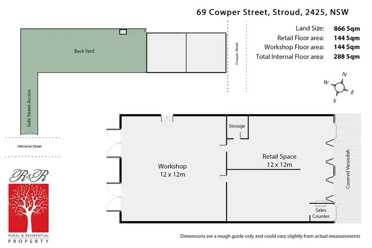 Floorplan of Homely house listing, 69 Cowper Street, Stroud NSW 2425