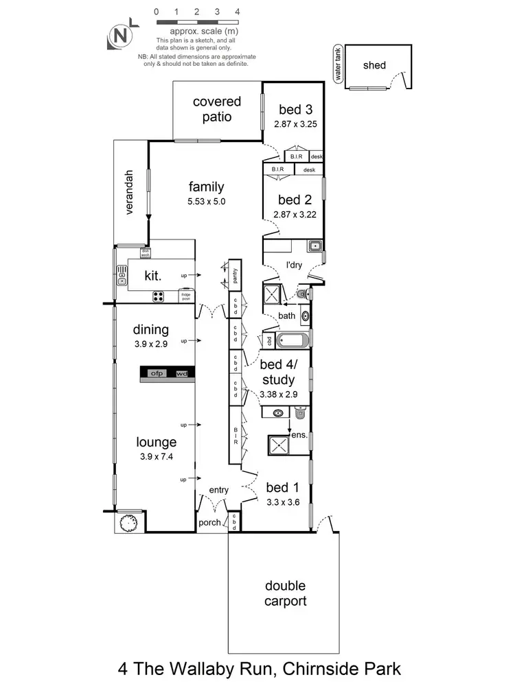 Floorplan of Homely house listing, 4 The Wallaby Run, Chirnside Park VIC 3116