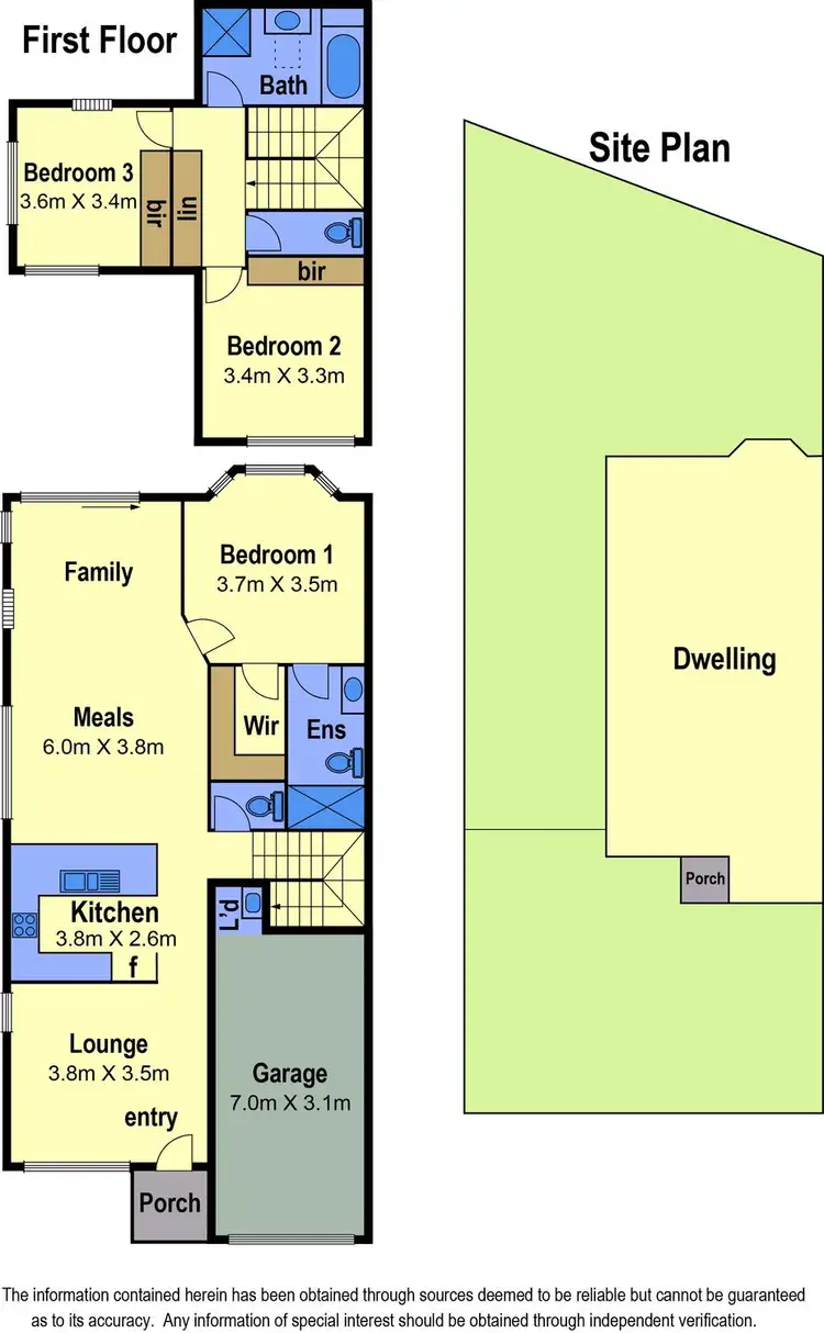 Floorplan of Homely townhouse listing, 2/322 Sydenham Road, Sydenham VIC 3037