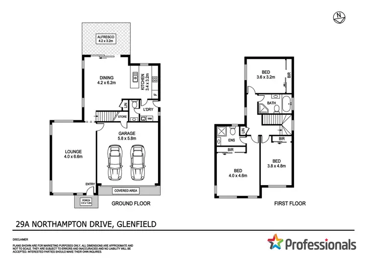 Floorplan of Homely house listing, 29A Northampton Drive, Glenfield NSW 2167