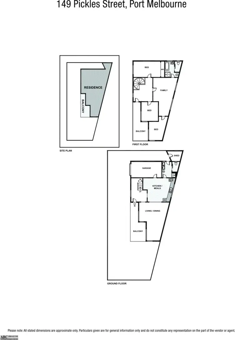 Floorplan of Homely house listing, 147-149 Pickles Street, Port Melbourne VIC 3207