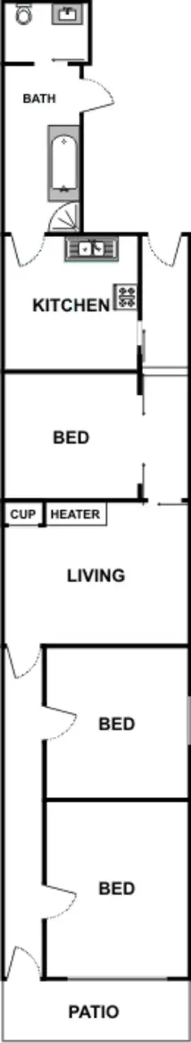 Floorplan of Homely house listing, 55 Graham Street, Albert Park VIC 3206