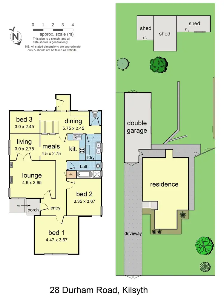 Floorplan of Homely house listing, 28 Durham Road, Kilsyth VIC 3137